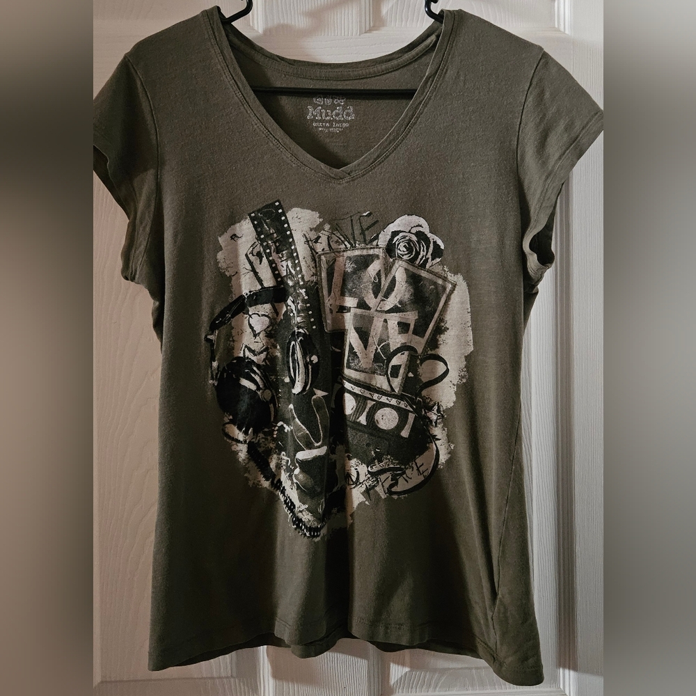 Mudd Capped Sleeve Tee